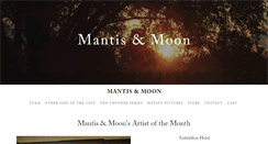 Desktop Screenshot of mantisandmoon.com